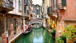gondola canal in Italy